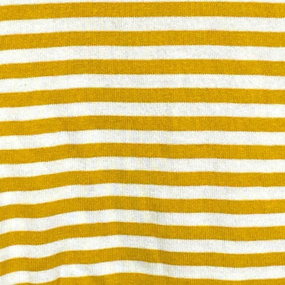 TOMMY HILFIGER Stripe Crewneck Sweater In Deep Maize Multi - Picture 6 of 11